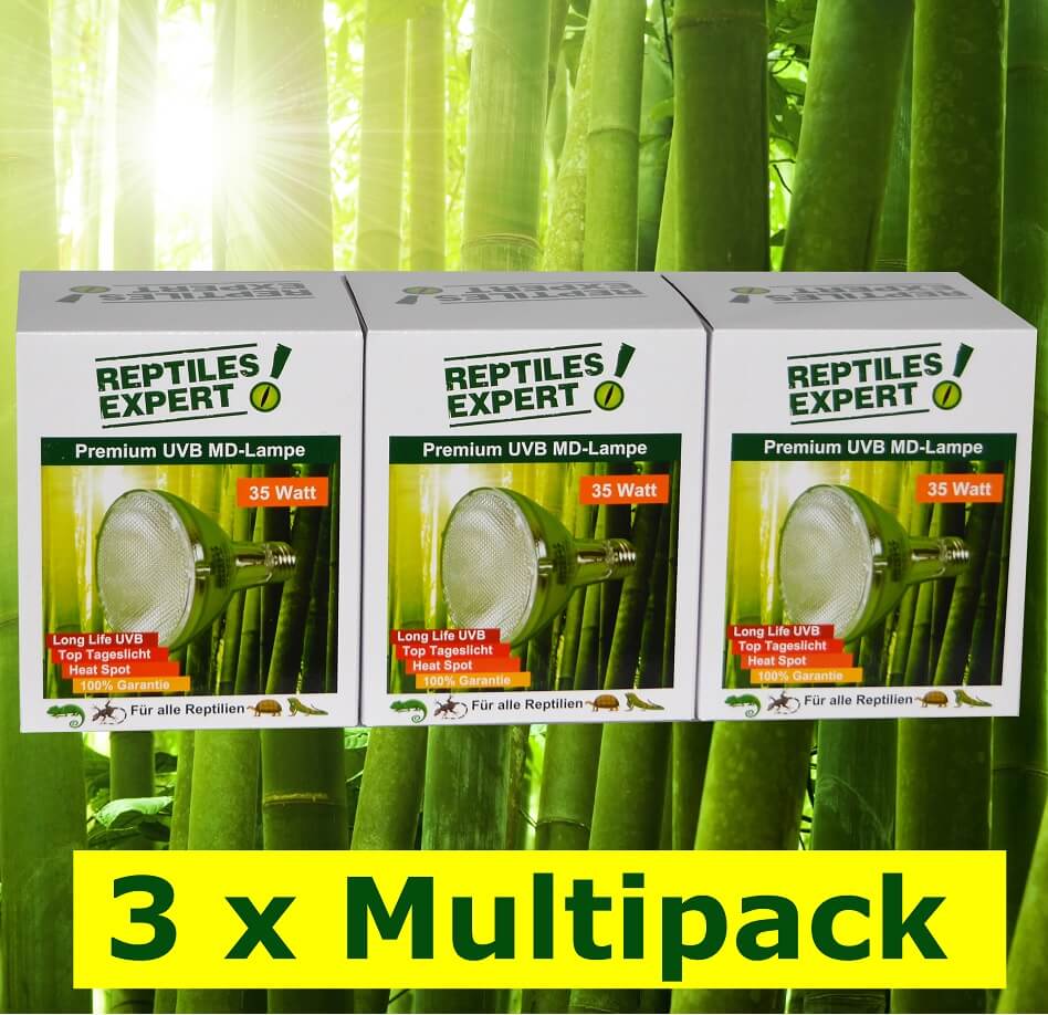 Lampe UV de 35 watts terrarium. Spot UVB reptile pour jeunes animaux. Eclairage UV à petit prix