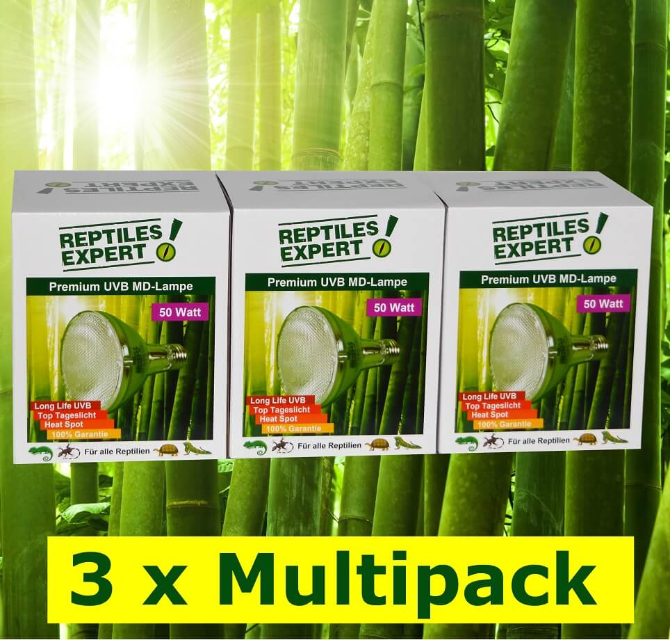 50 Watt UV Lampe für Terrarium. Reptilien UVB Strahler. UV Beleuchtung günstig