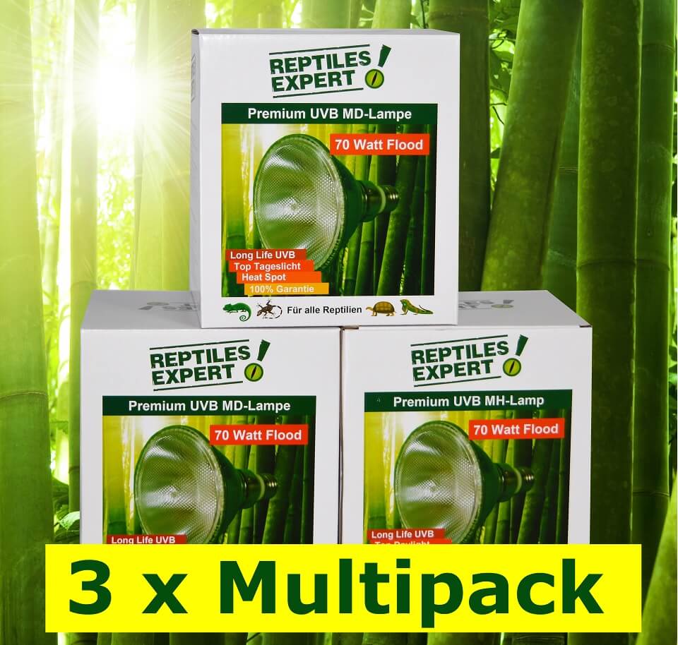 70 Watt Flood UV Lampe für Terrarium. Reptilien UVB Strahler. UV Beleuchtung günstig