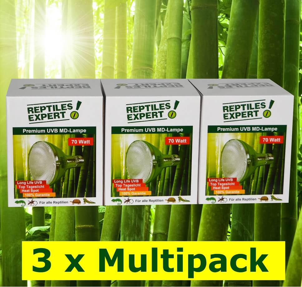70 Watt UV Lampe f&uuml;r Terrarium. Reptilien UVB Strahler. UV Beleuchtung g&uuml;nstig