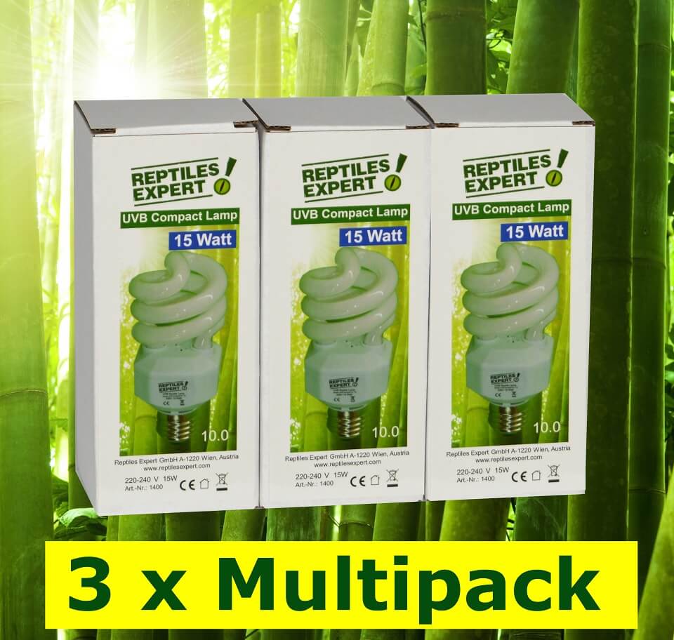 Lampada compatta UVB Lampada compatta a risparmio energetico compatta per rettili 15 watt 10,0 UVB. La migliore illuminazione per terrari per rettili sani. Acquista lampade compatte UV a prezzi convenienti. Per animali della giungla, gechi, serpenti e anf