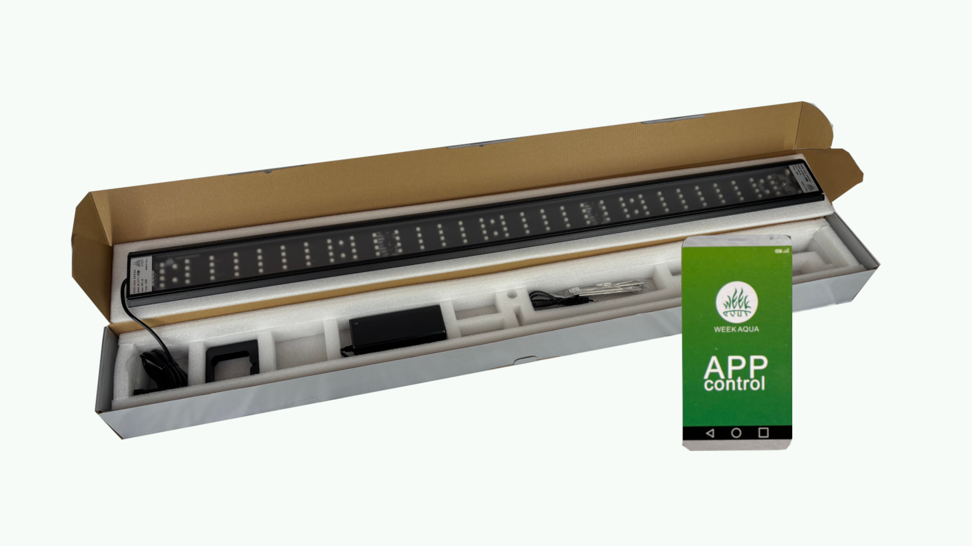 NEU! LED BAR Terrarium Aquarium Beleuchtung 1200mm 72 Watt APP Control

LED-Leuchtbalken für Terrarien und Aquarien – Die perfekte LED Beleuchtung
1200mm 72 Watt LED-Bar mit WEEK AQUA App (Apple & Android)