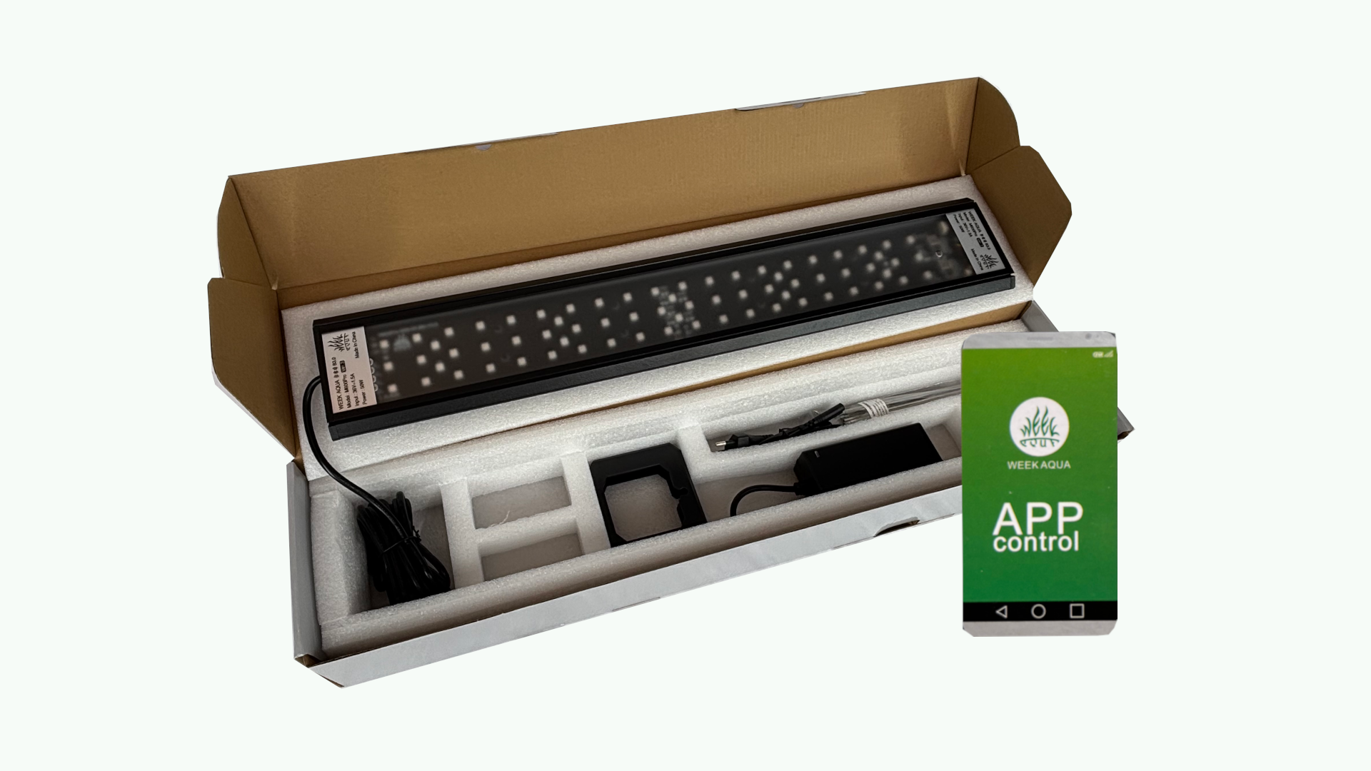 NEU! LED BAR Terrarium Aquarium Beleuchtung 600mm 36 Watt APP Control

LED-Leuchtbalken für Terrarien und Aquarien – Die perfekte LED Beleuchtung
600mm 36 Watt LED-Bar mit WEEK AQUA App (Apple & Android)